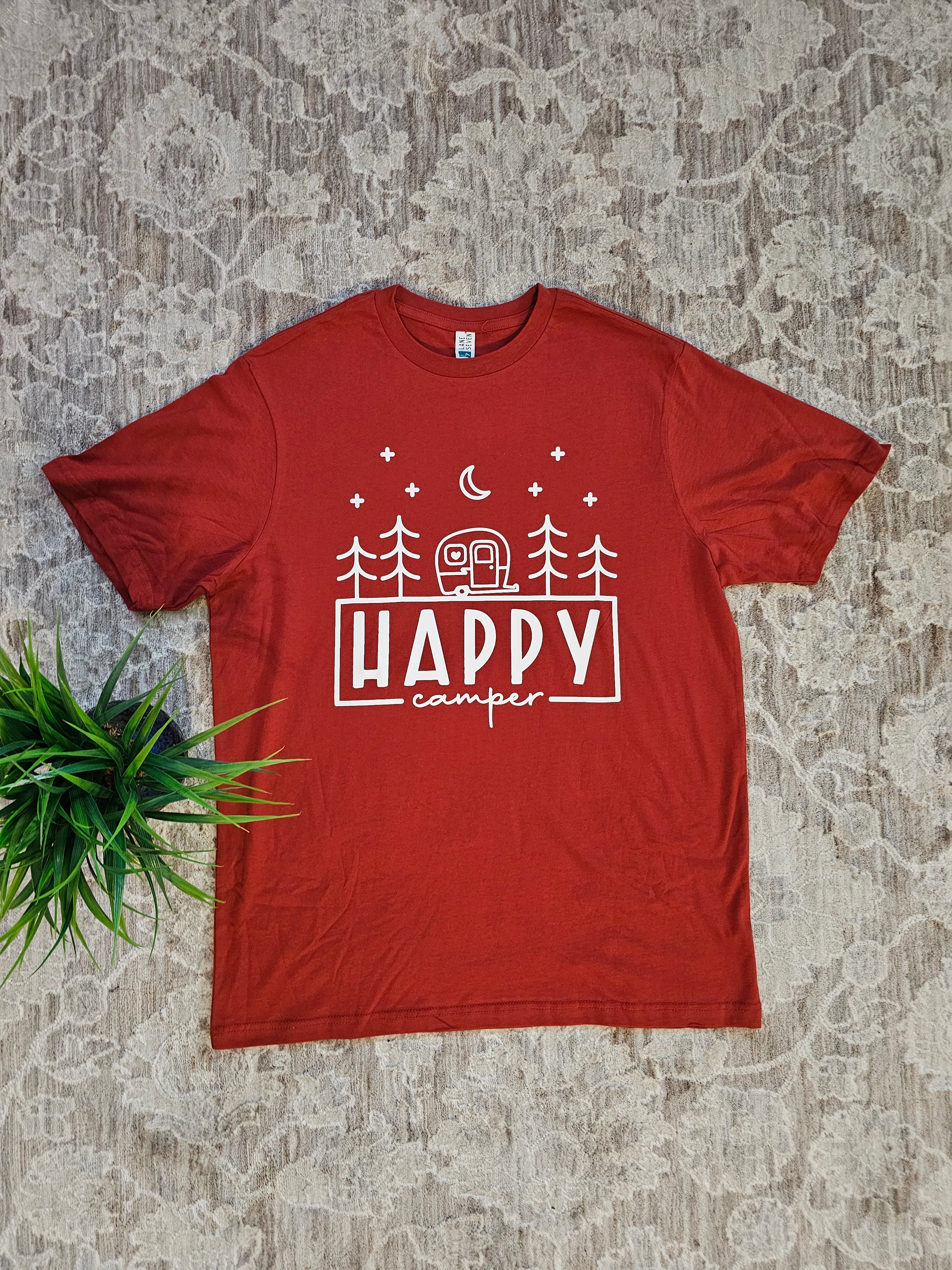 Just a Happy Camper - Paprika Tee
