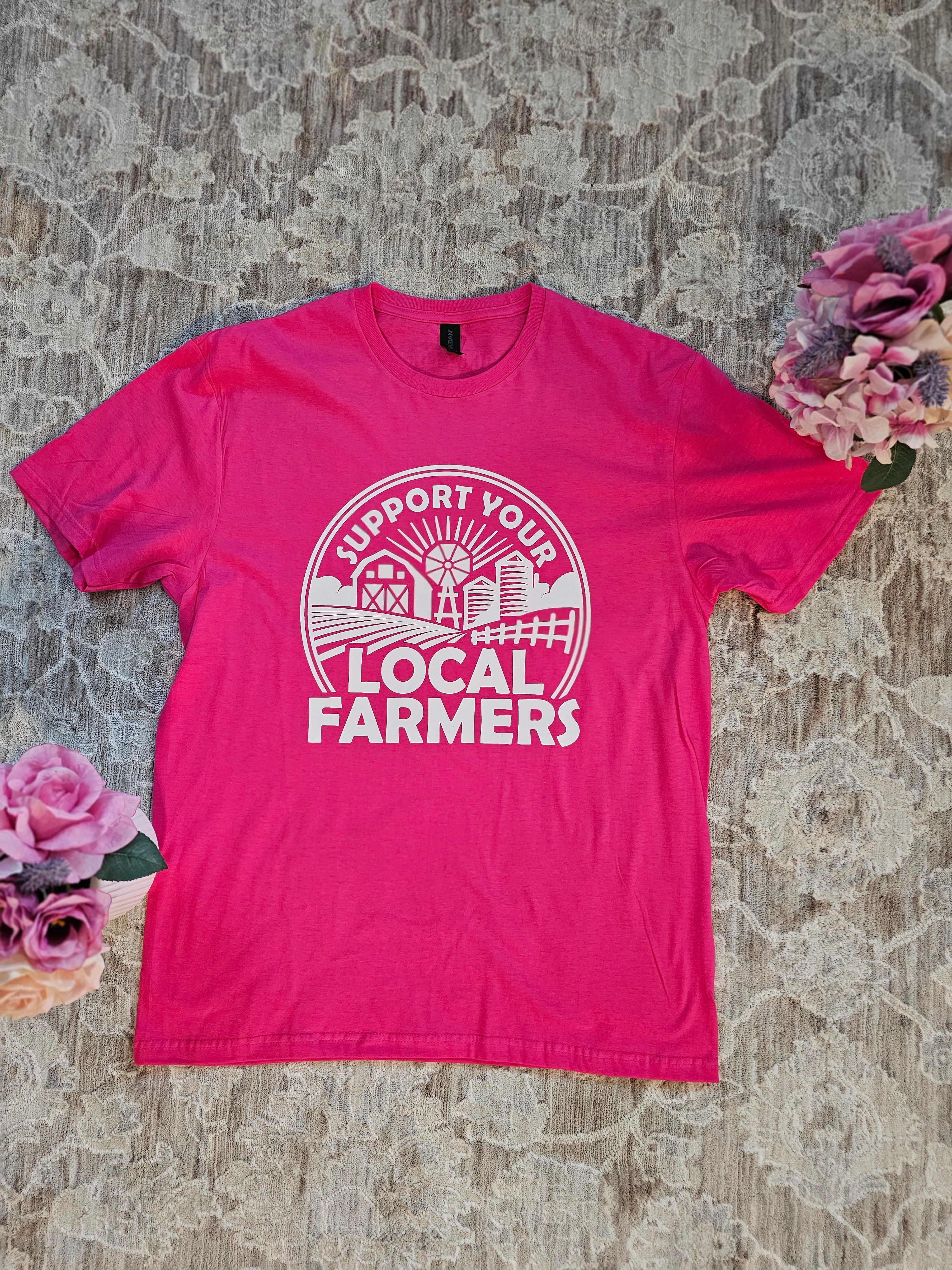 Support Your Local Farmers - Heliconia Tee