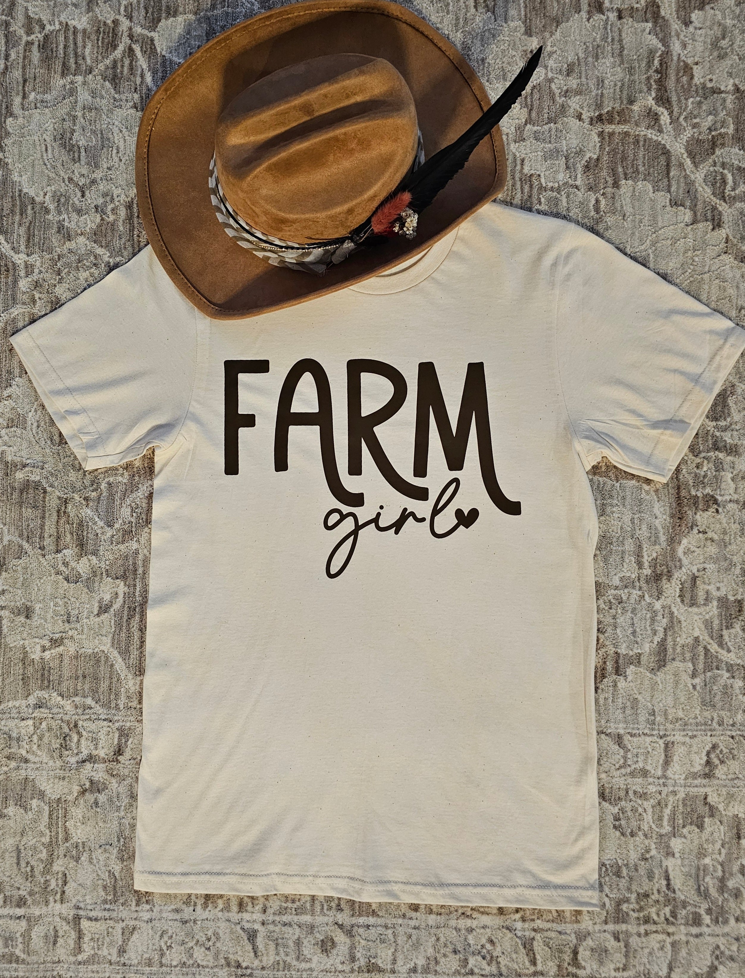 Farm Girl - Natural Tee
