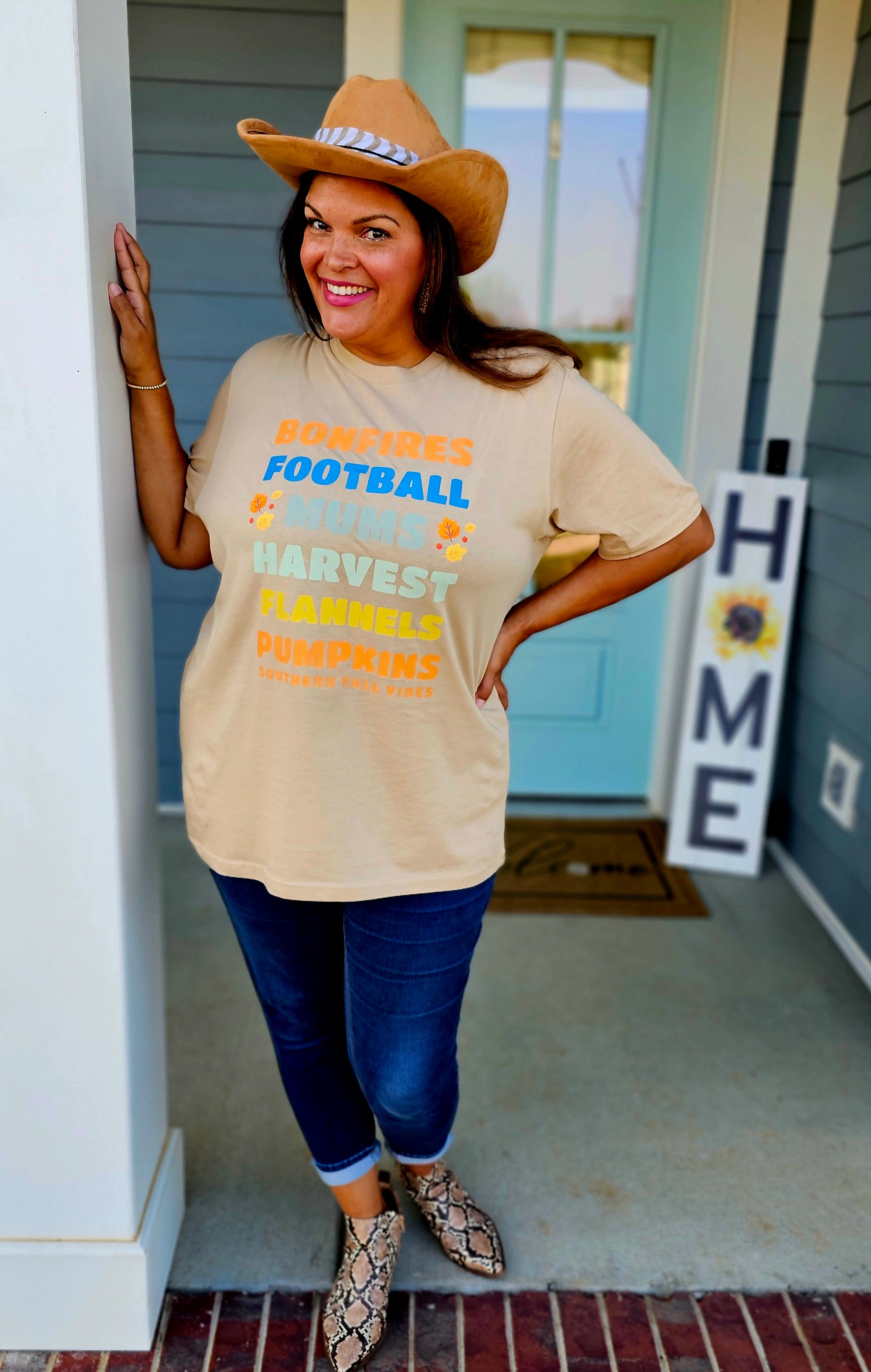 Southern Fall Vibes - Mushroom Tee