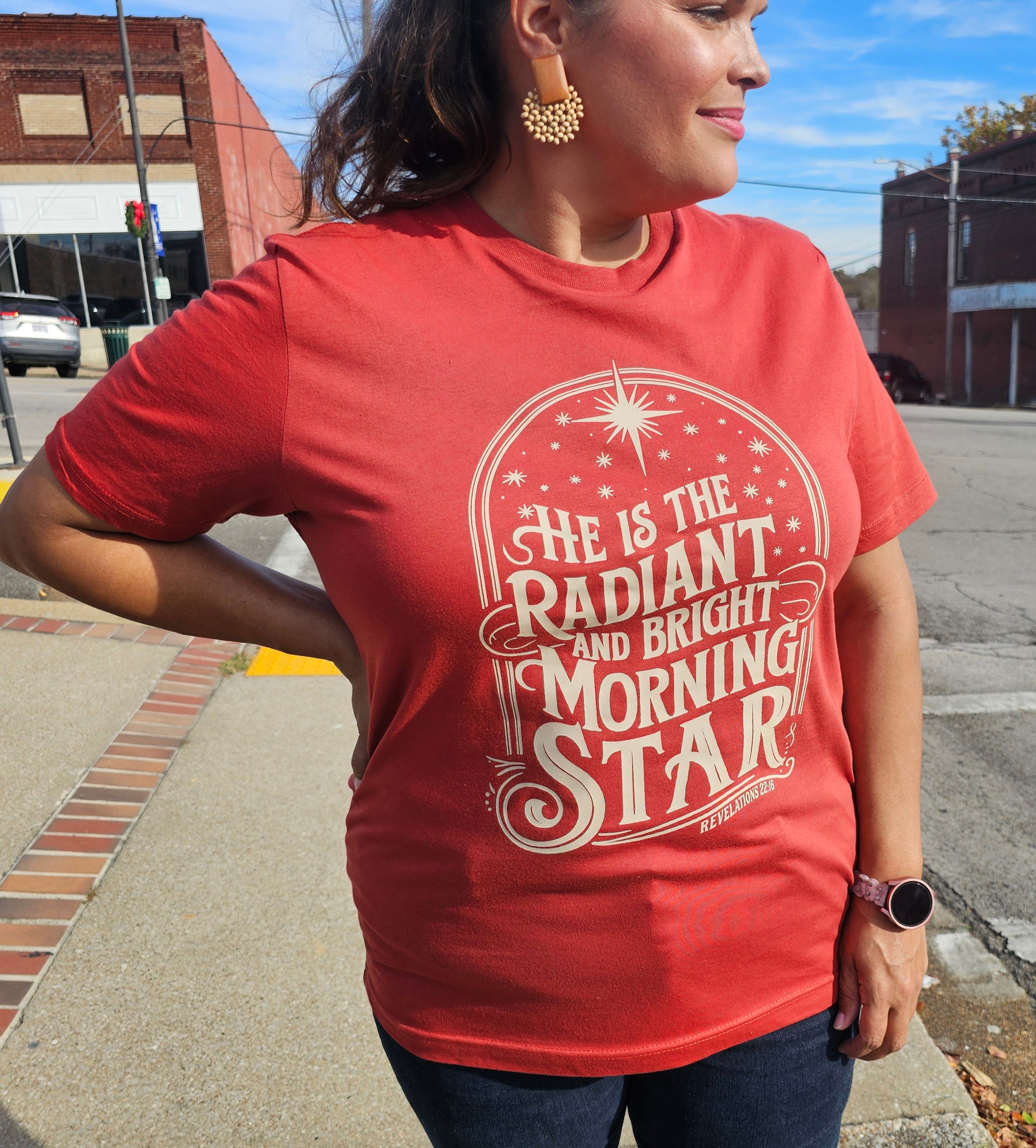 'He is the Radiant and Bright Morning Star'  - Paprika Tee
