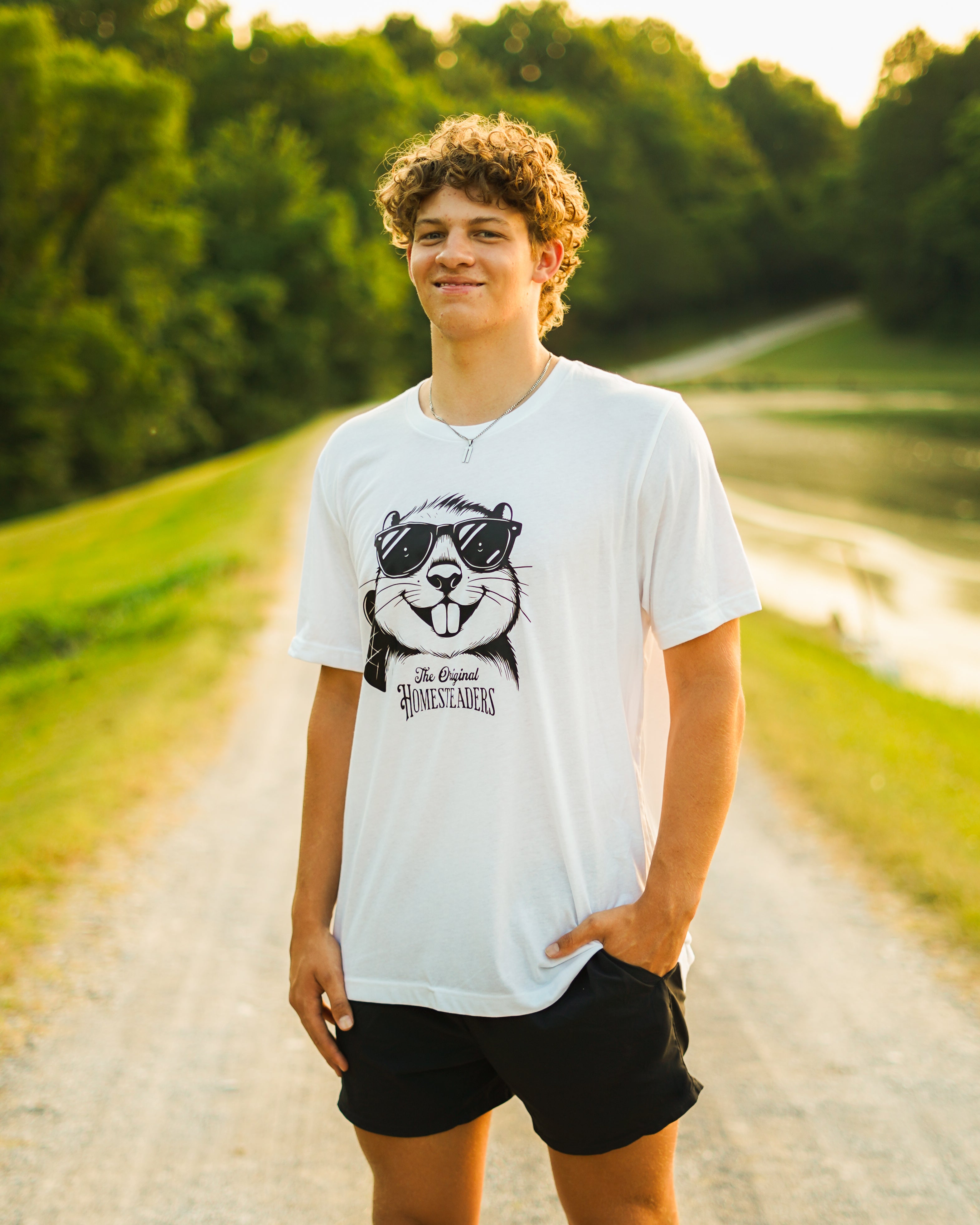 Original Homesteaders – White Tee