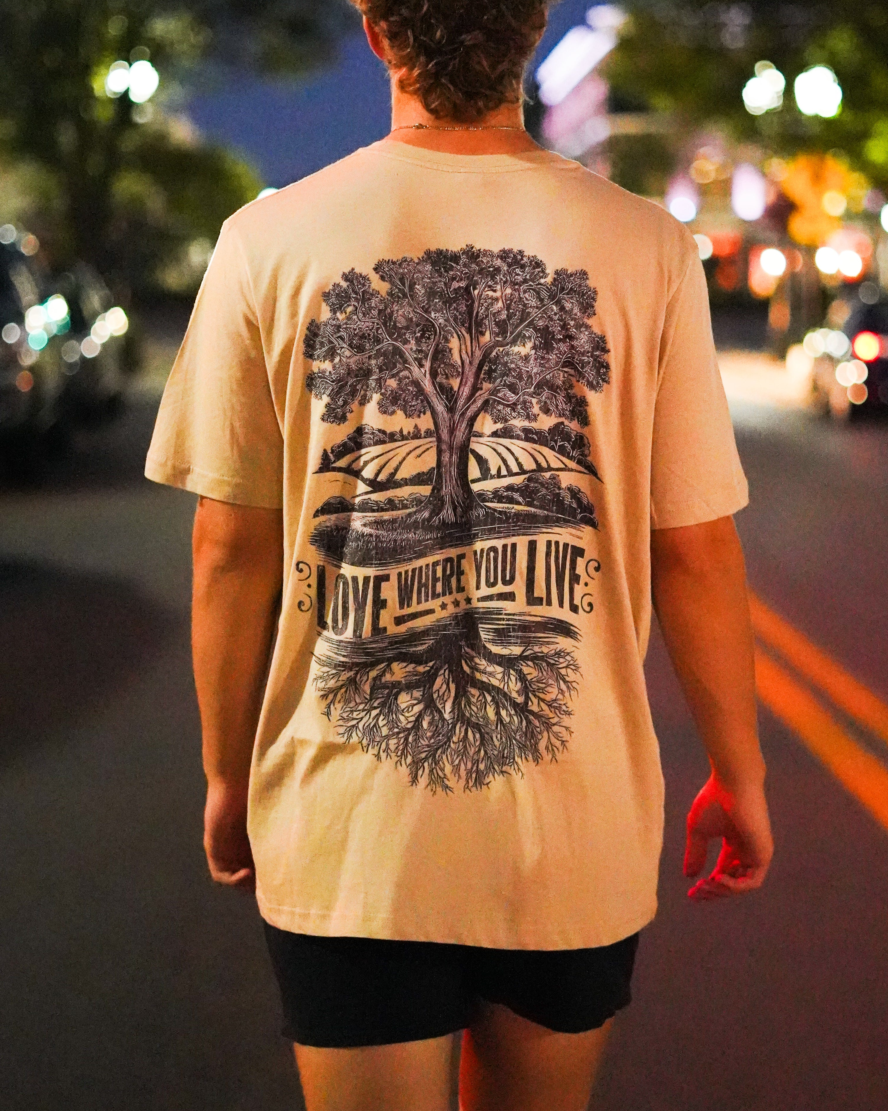 Love Where You Live -Tree Edition - Mushroom Tee