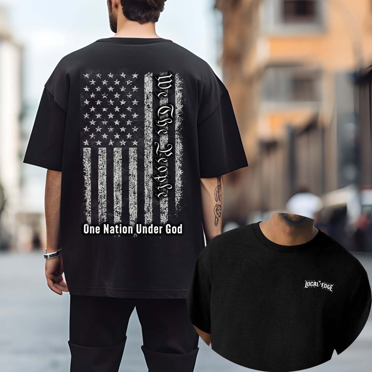 We the People - Black Tee