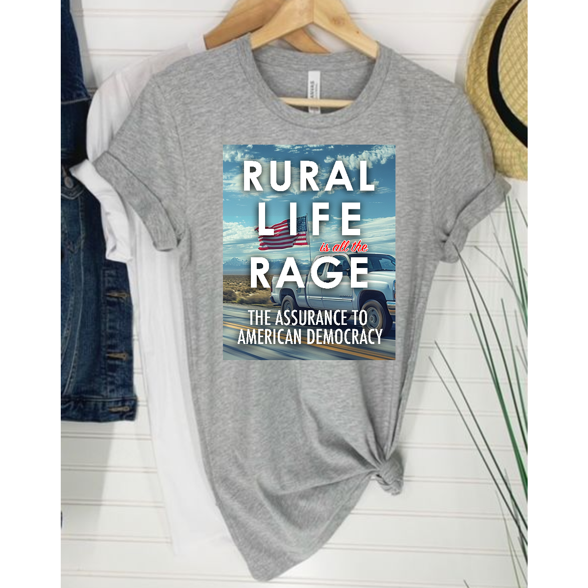 Rural Life is All the Rage - Heather Grey Tee