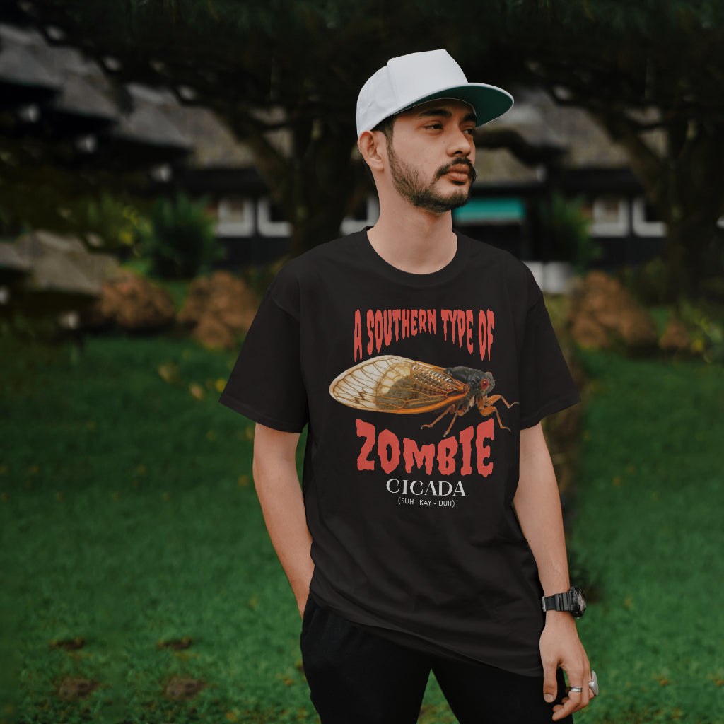Cicada Southern Zombie - Heather Black Tee